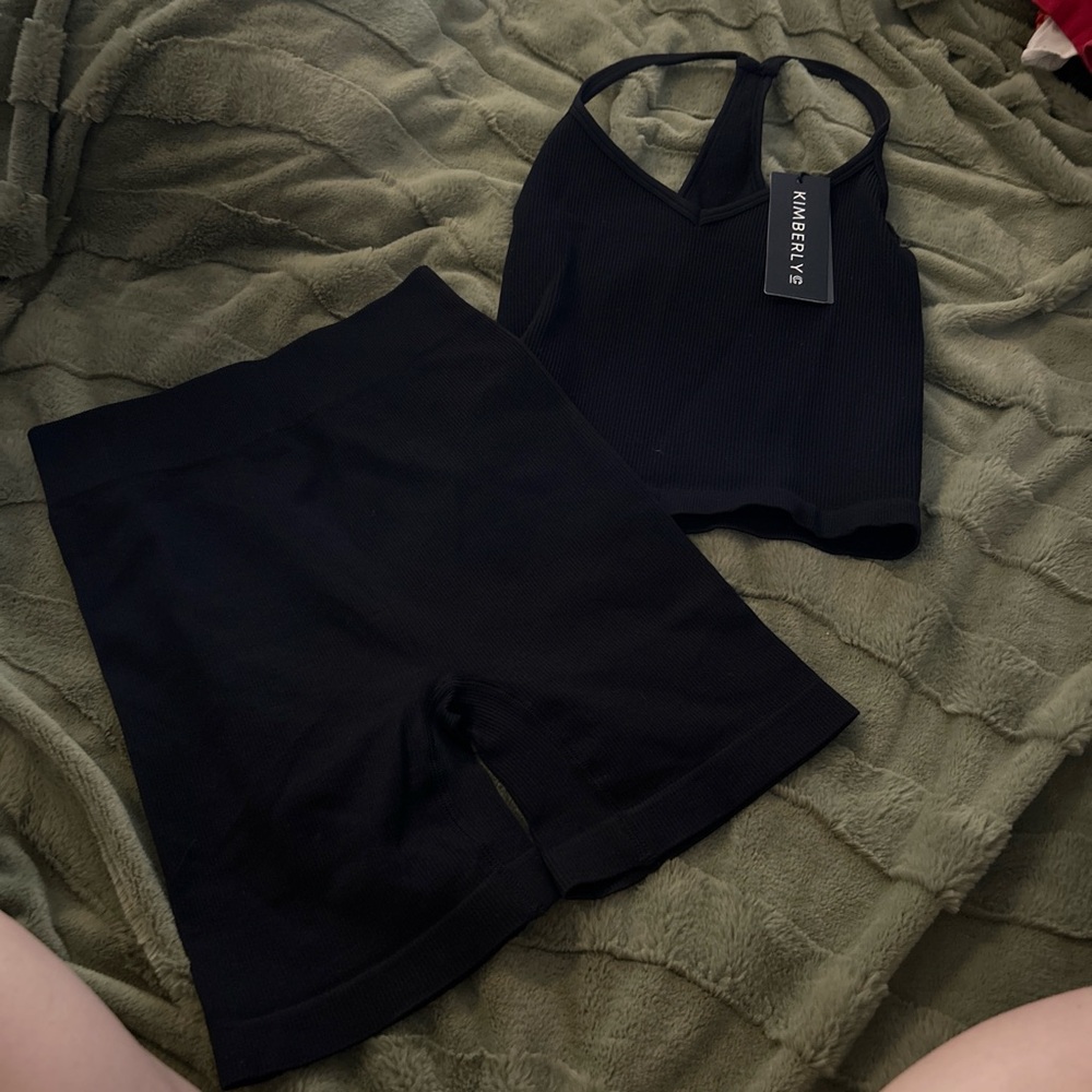 Kimberly Women's Black Athletic Shorts